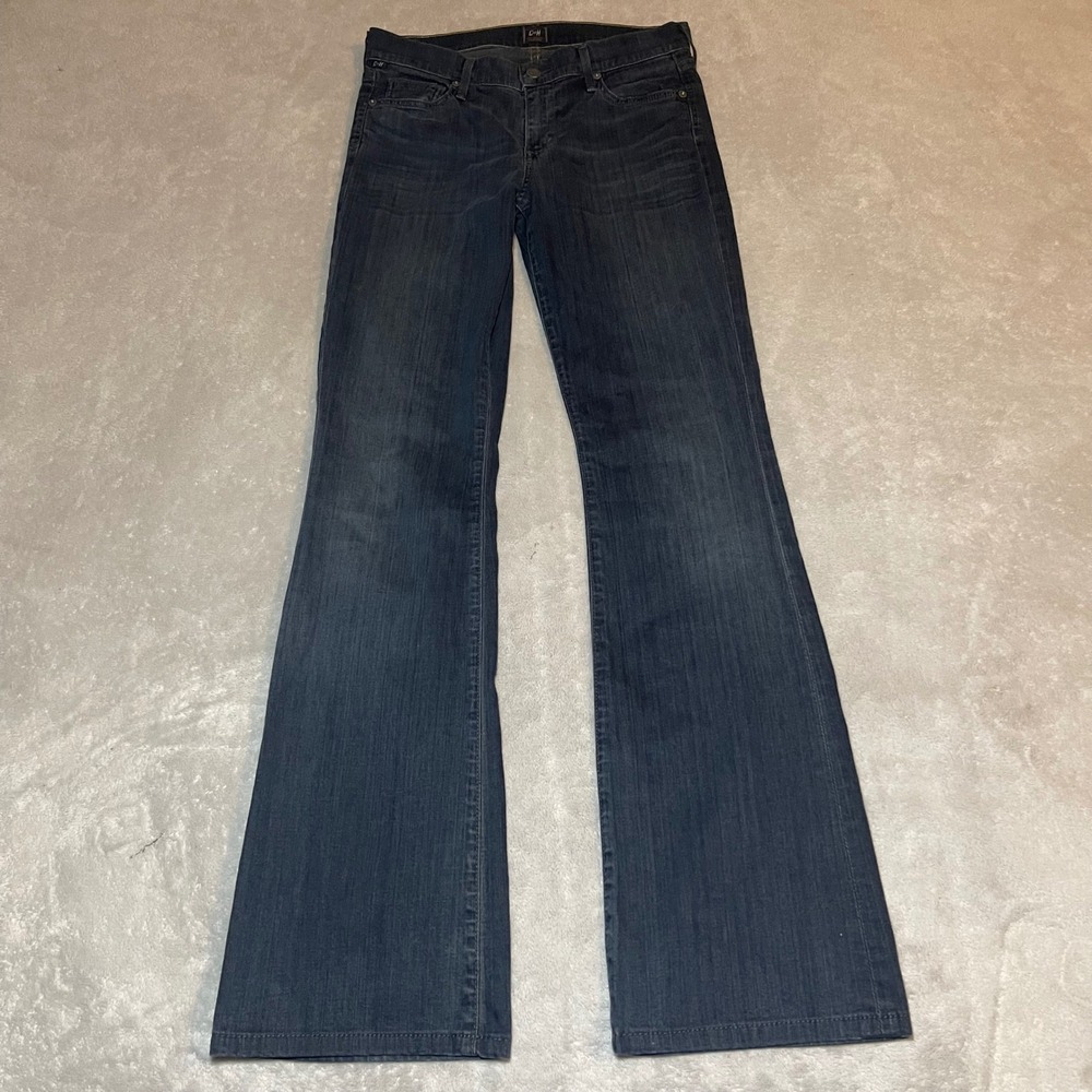 Citizens of Humanity Jeans Women 27 Blue Amber Medium Rise Bootcut Dark Wash